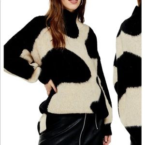 Topshop Swirl Sweater
